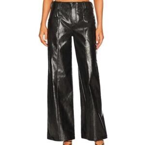 Free People Star-Crossed Lovers Vegan Straight-Leg Pants Size 12